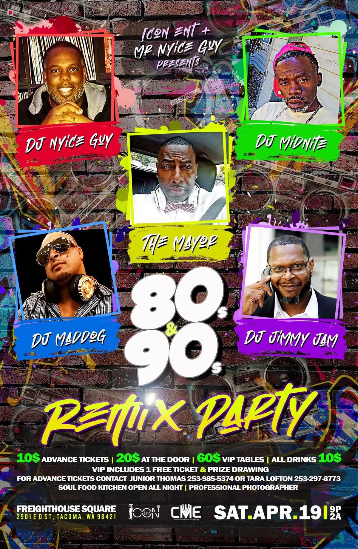 80's \/ 90's OLD SCHOOL REMIX PARTY