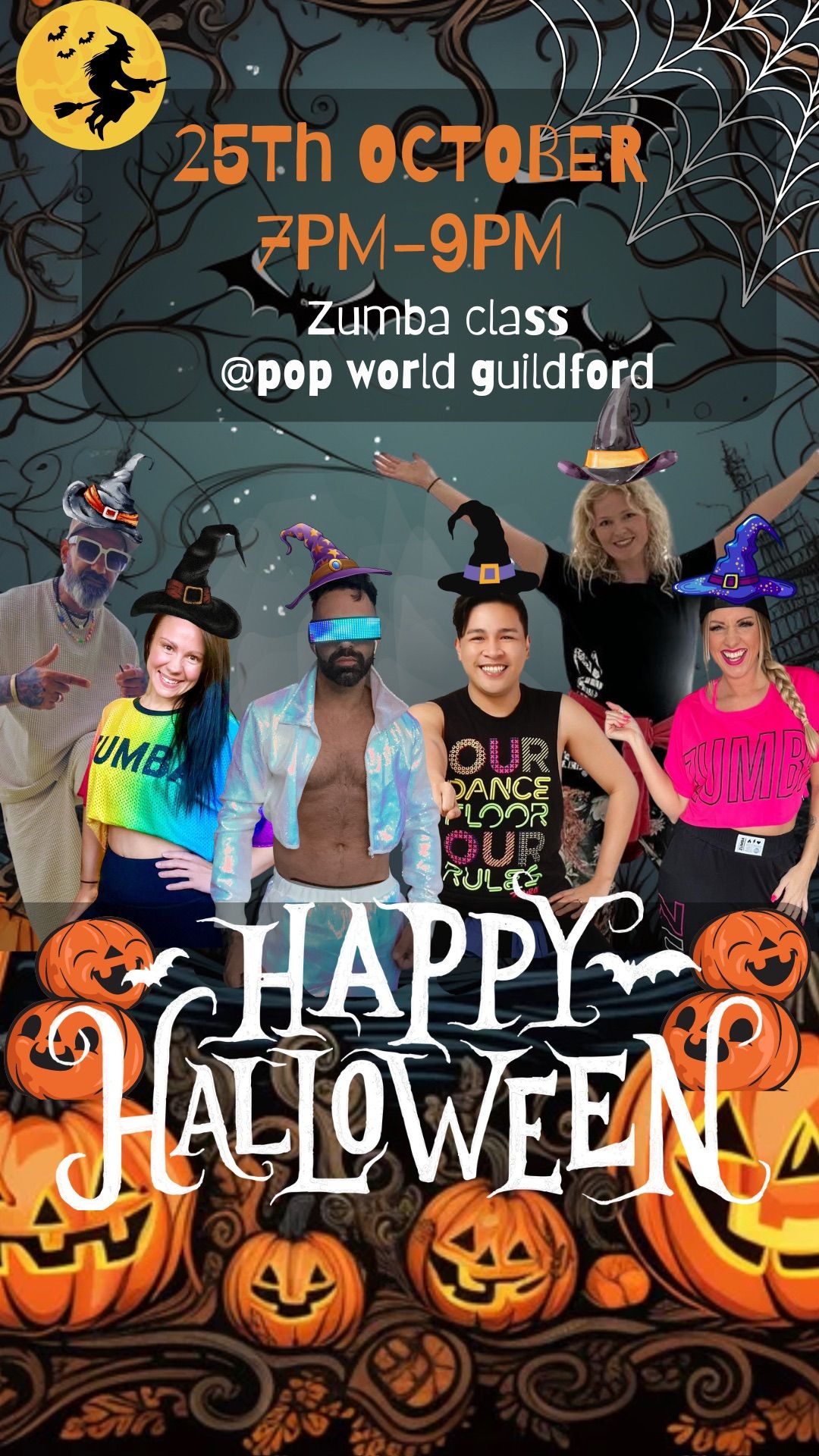 ZUMBA HALLOWEEN AT POP WORLD GUILDFORD 