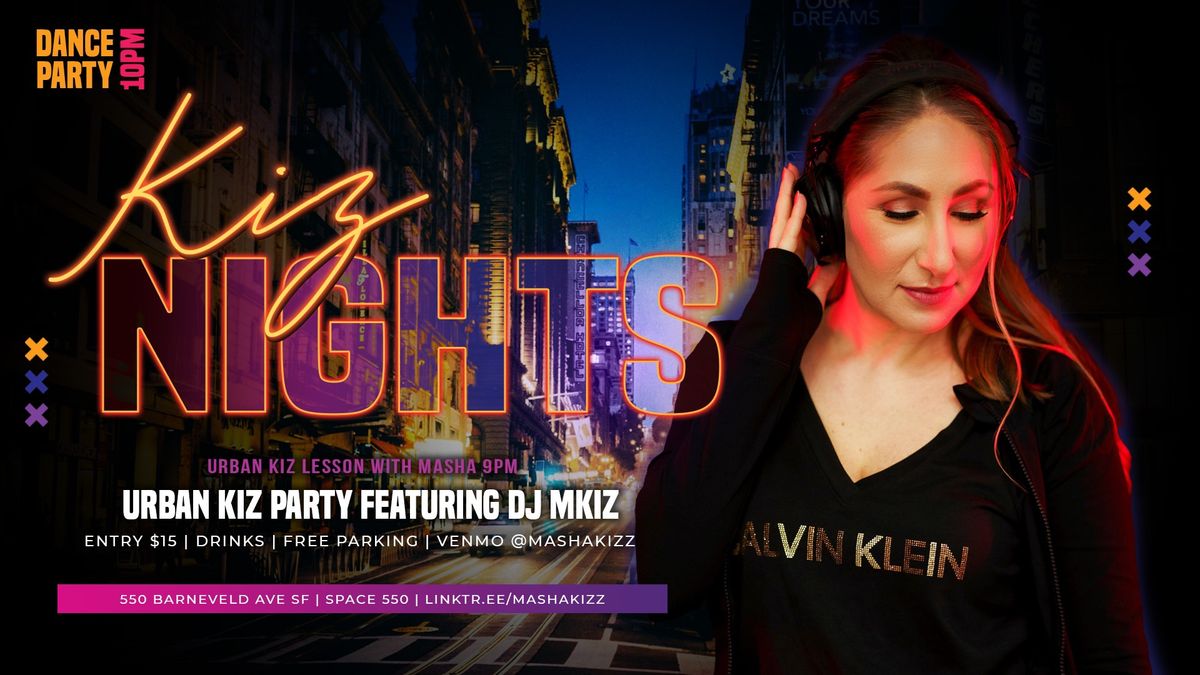 Urban Kiz Social (No class) with Dj Smooth at Space 550 San Francisco \/ 3rd Fridays 