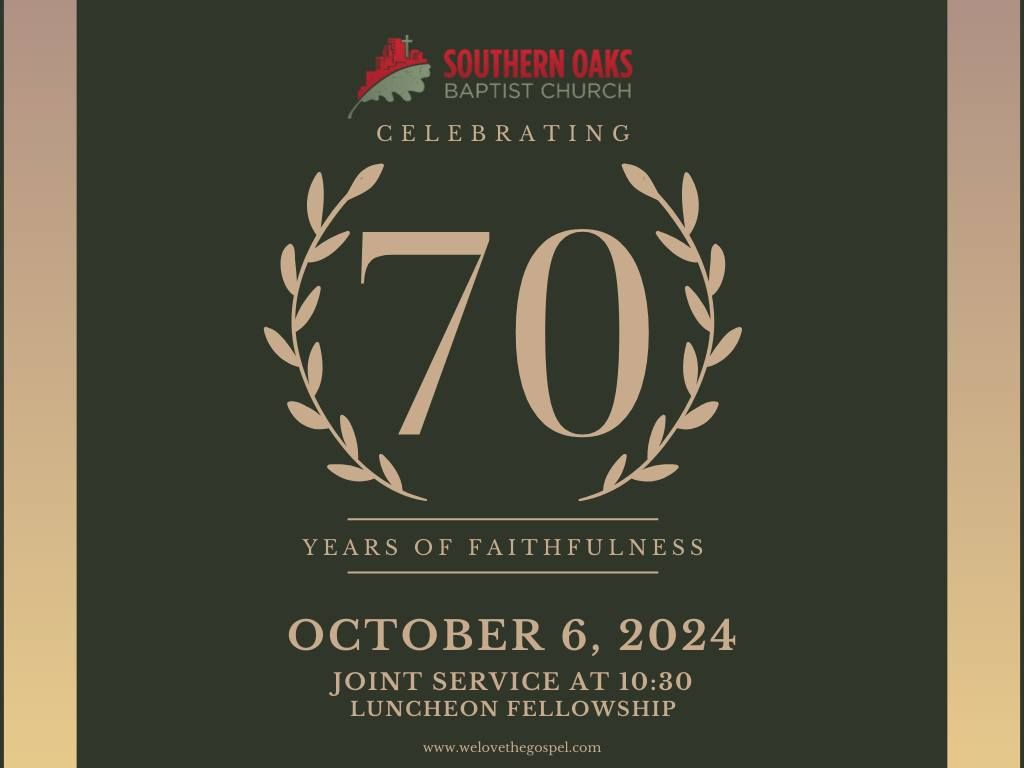 SOBC 70th Anniversary Celebration