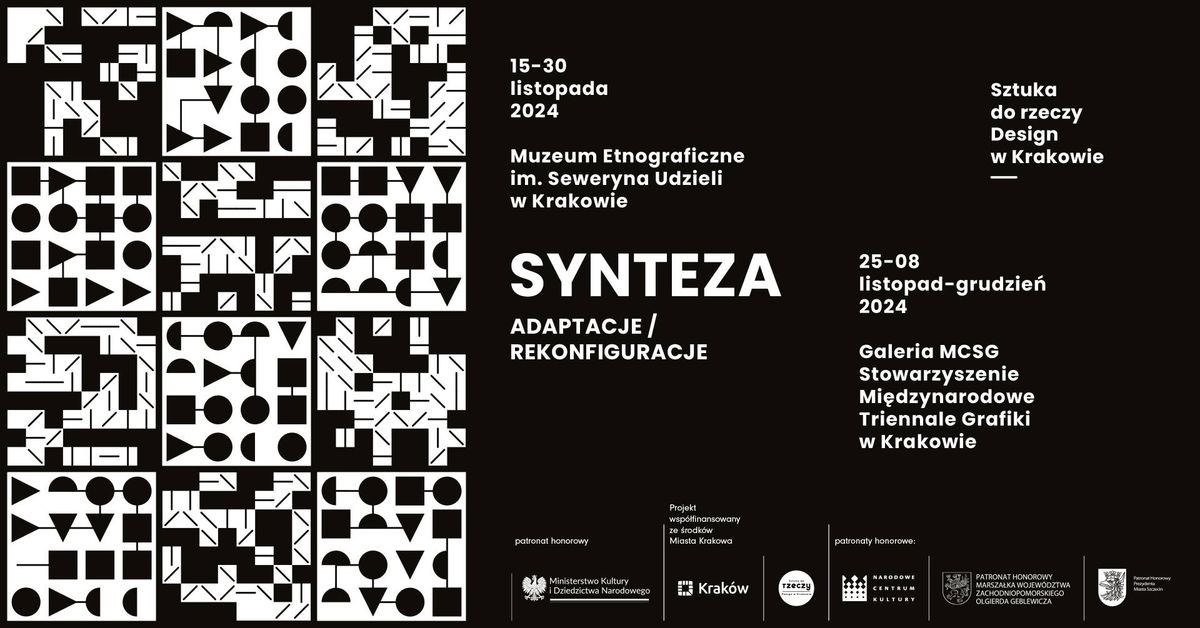 Synteza 2024 Adaptacje \/ Rekonfiguracje wernisa\u017c Galeria MCSG Stowarzyszenie MTG