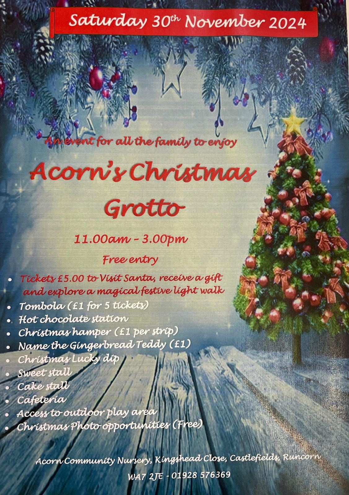 Acorns Christmas Grotto