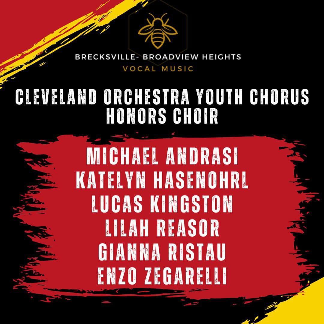 The Cleveland Orchestra Youth Chorus Honor Choir: Jason Max Ferdinand