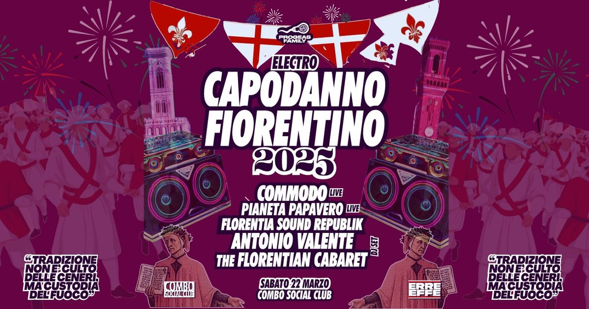 CAPODANNO FIORENTINO \u269c\ufe0f 2025  \ud83c\udde9\ud83c\uddf0 @ COMBO