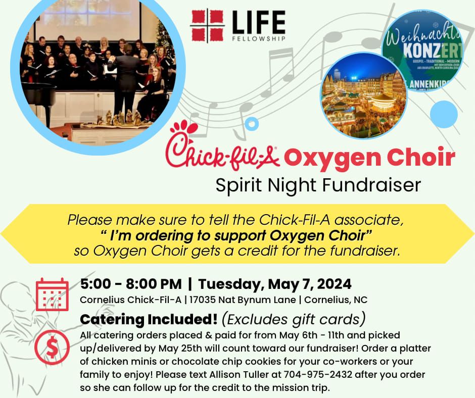 Oxygen Choir's 2024 Mission Trip Fundraiser