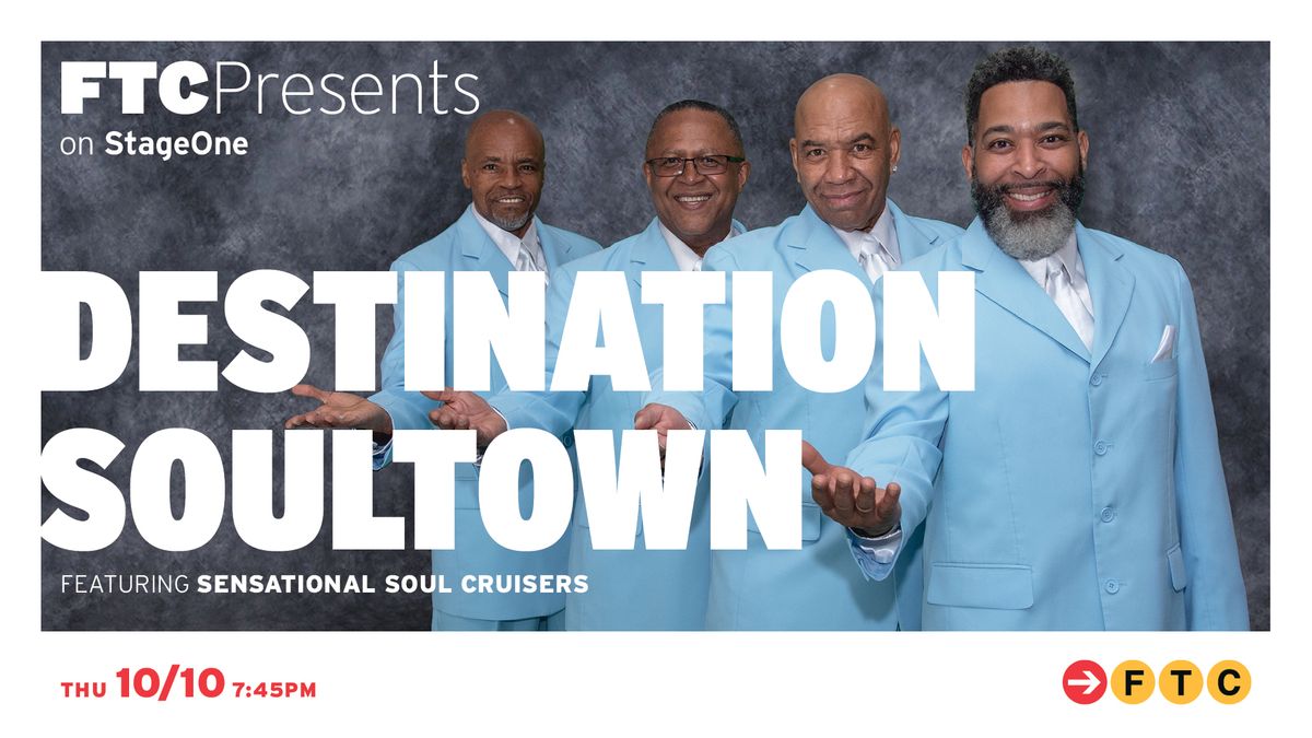 Destination Soultown ft. Sensational Soul Cruisers \u2022 Fairfield, CT \u2022 StageOne