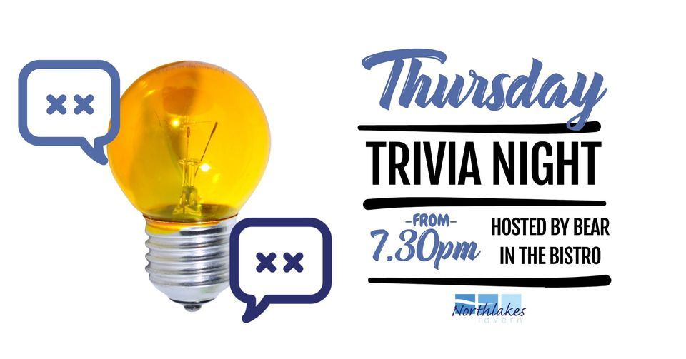 Trivia Thursday - Northlakes Tavern