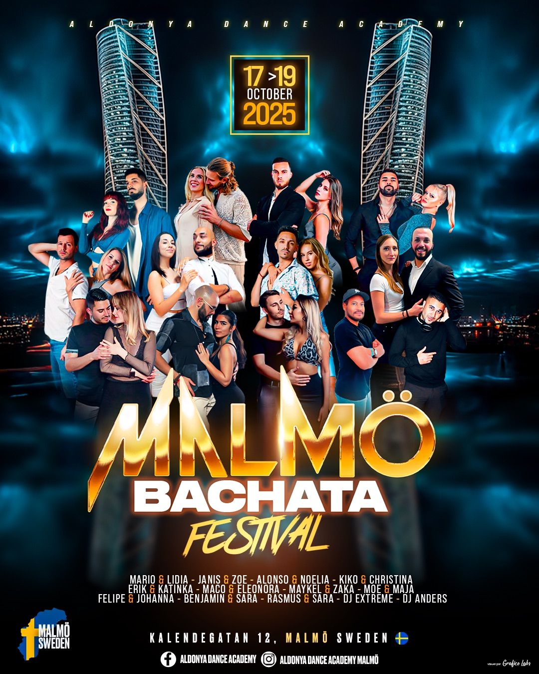 \u2605The Biggest bachata festival in Scandinavia \u2022 Malm\u00f6 Bachata Festival \u2022 Sweden \u2022 17-19 Oct 2025\u2605