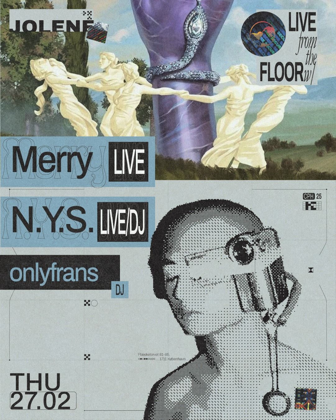 Live from the Floor w\/ Merry (live), N.Y.S (live\/dj), onlyfrans (dj)