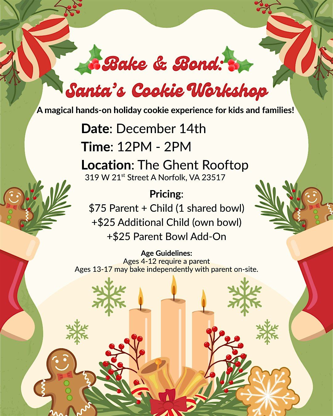 Bake & Bond: Santa's Cookie Workshop