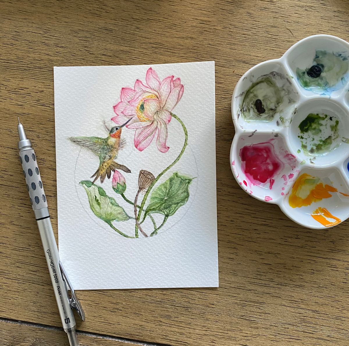 Artful Watercolors ~ A Beginner's Watercolor Workshop with Abhi