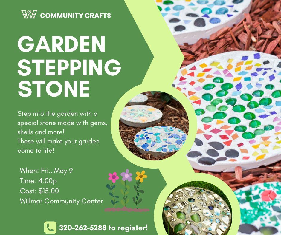 Community Crafts: Garden Stepping Stone