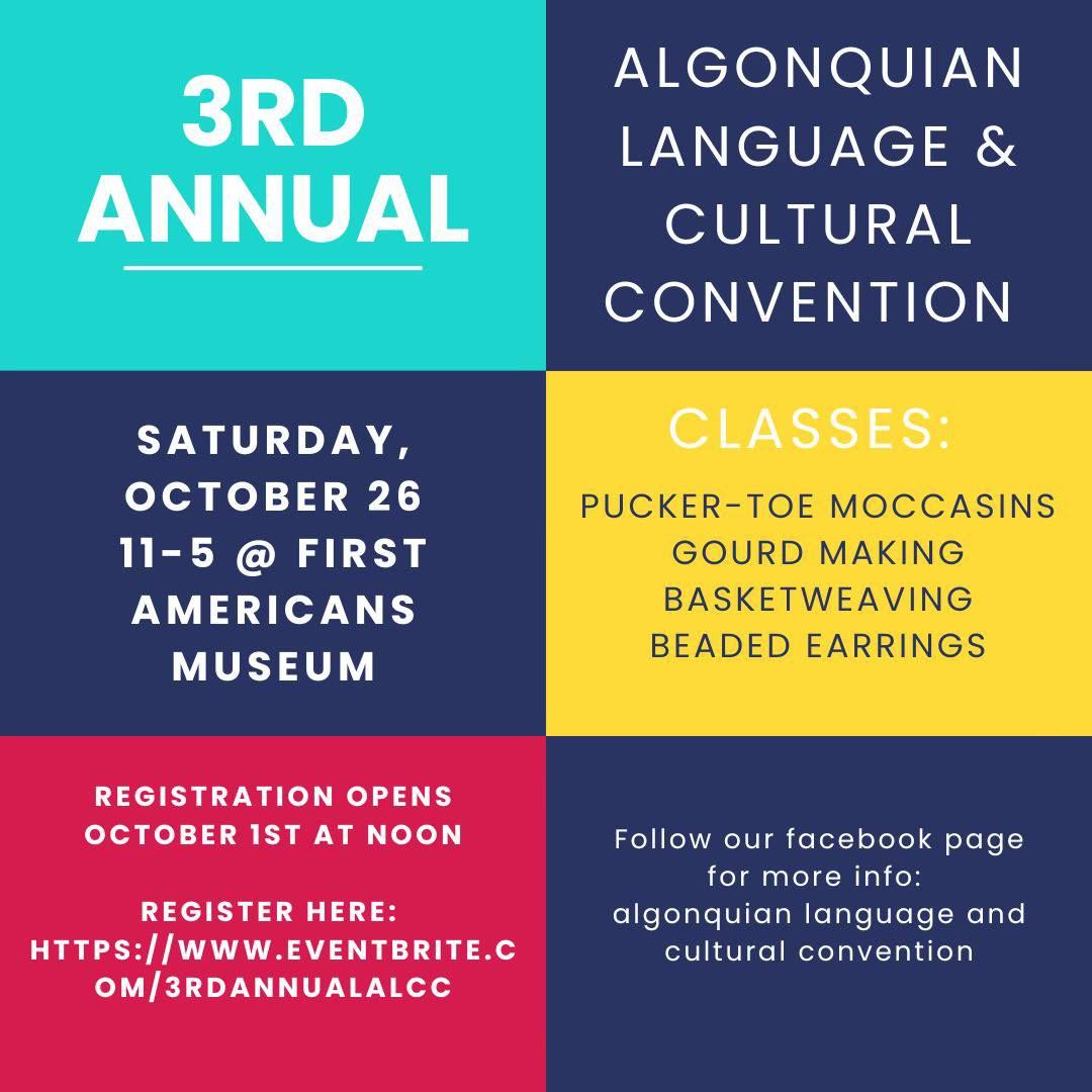 3rd annual Algonguian Language and Cultural Convention