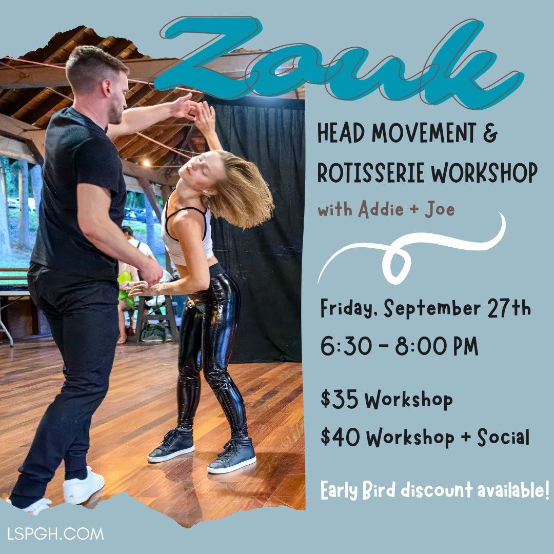 Brazilian Zouk Head Movement & Rotisserie Workshop