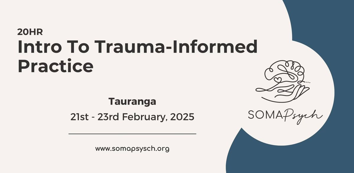 20HR Intro To Trauma-Informed Practice - Tauranga