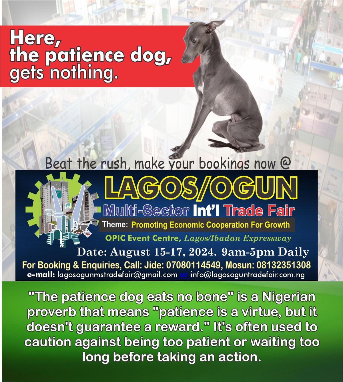Lagos\/Ogun Multi-Sector Int'l Trade Fair
