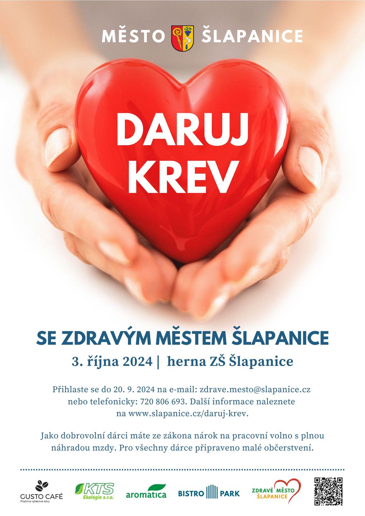 Daruj krev se Zdrav\u00fdm m\u011bstem \u0160lapanice