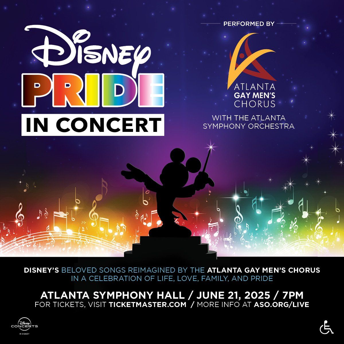 Disney Pride In Concert The Atlanta Symphony Orchestra at Atlanta Symphony Hall