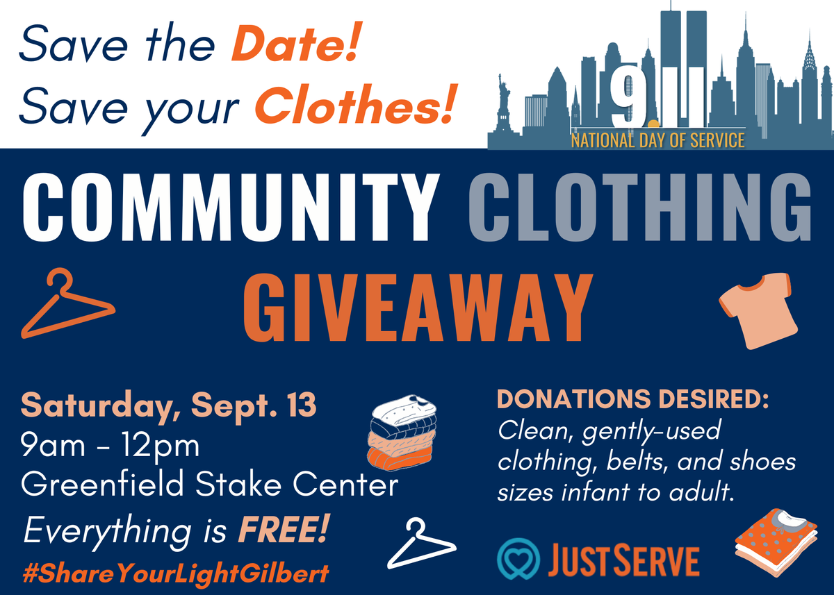 Community Clothing Giveaway -- Everything is Free!