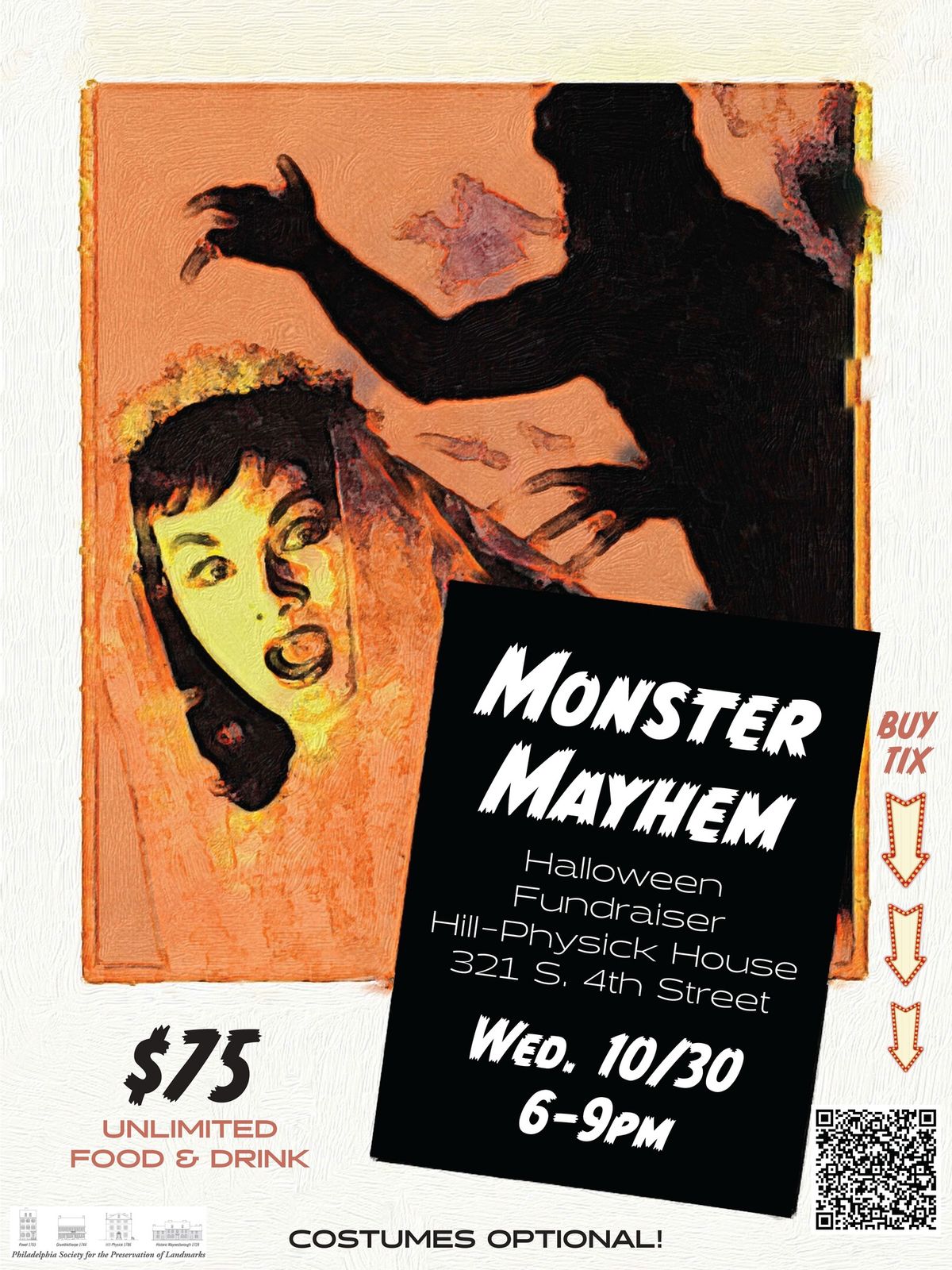 Monster Mayhem Halloween Fundraiser at Hill-Physick House