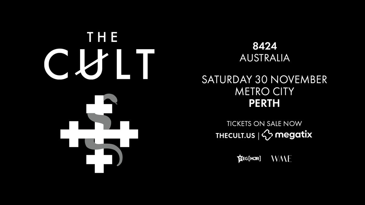 THE CULT \/\/ 8424 - 40th Anniversary Tour \/\/ Metro City, Perth