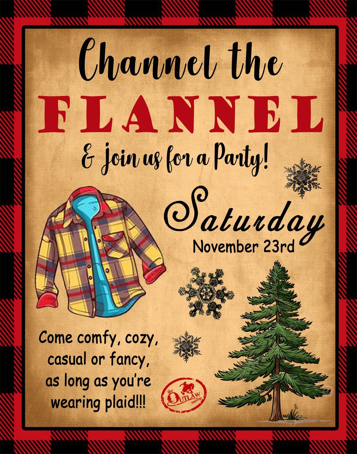 Channel the Flannel Party 