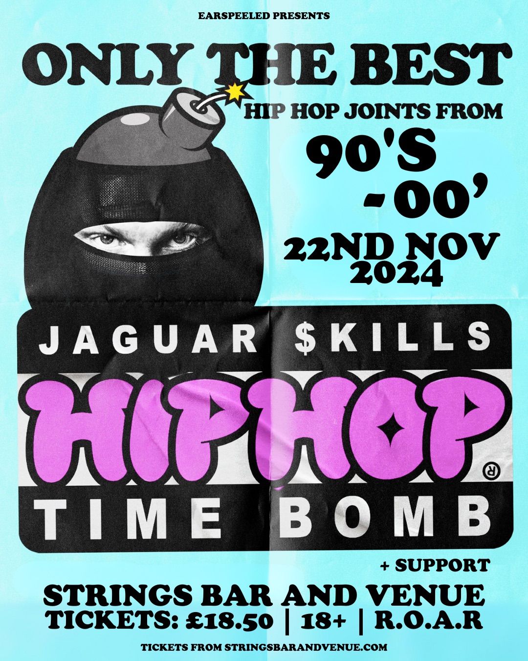 Jaguar Skills - Hip-Hop TimeBomb at Strings Bar & Venue