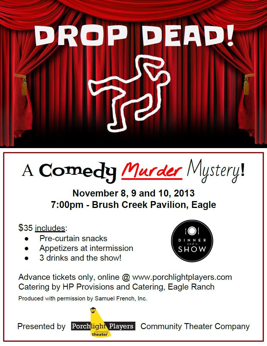 Drop Dead! at Kelsey Theatre - Mercer County Community College