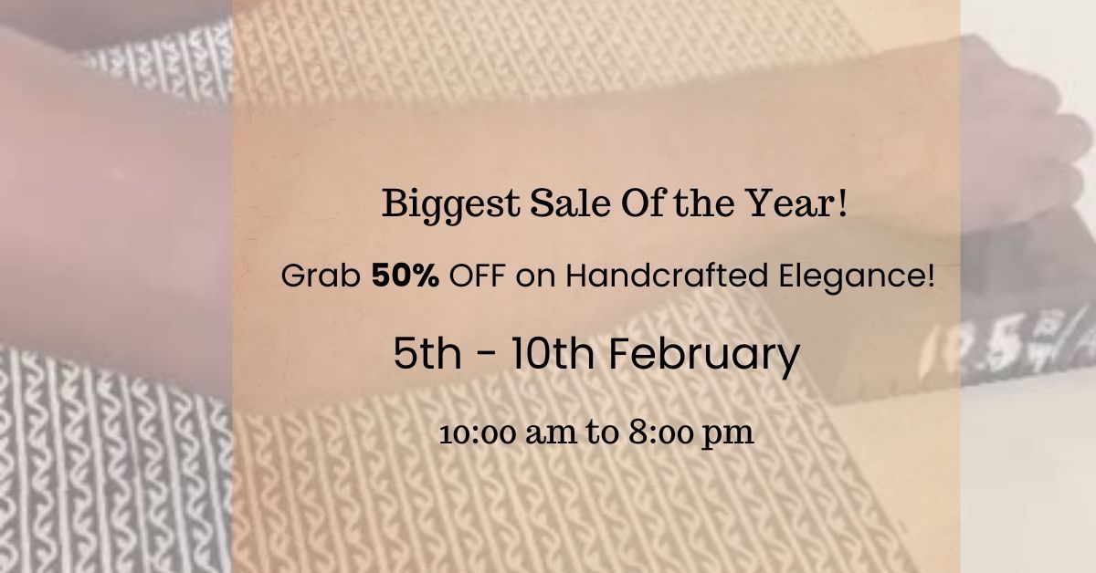 Biggest Sale Of The Year Upto 50% Discount