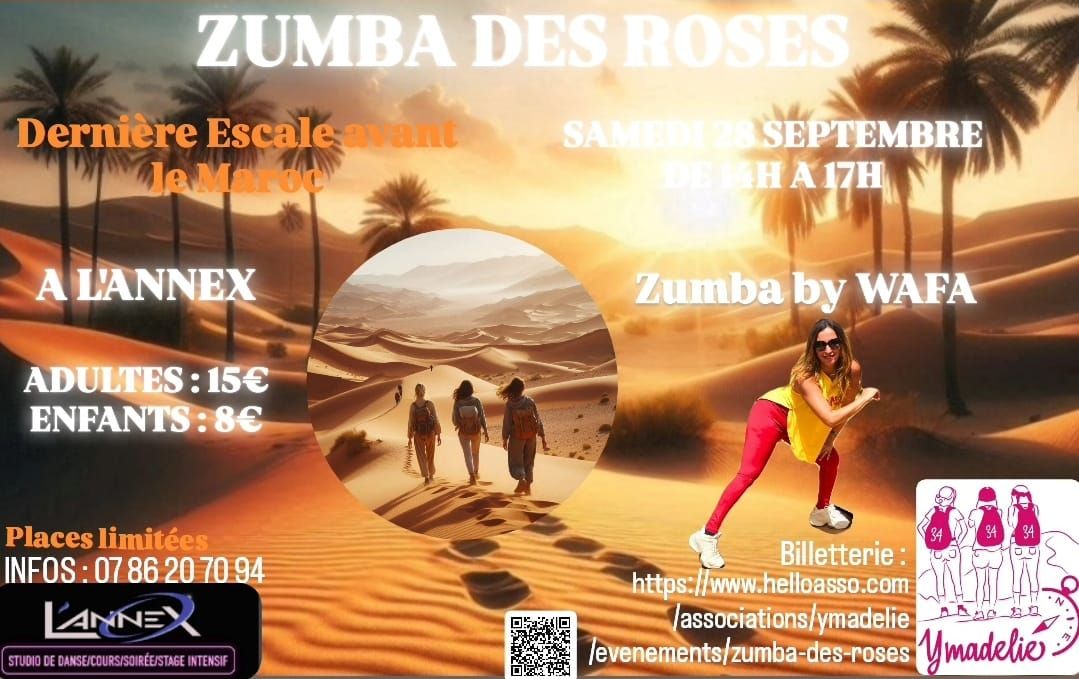 Zumba des Roses pour une belle aventure (\u00e0 L'Annex)