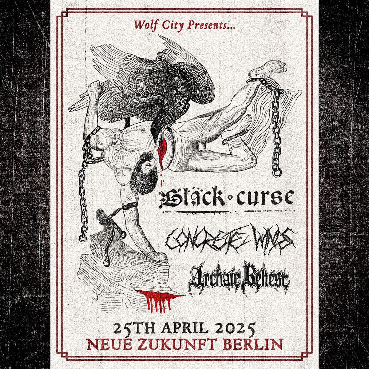 Wolf City Presents: Black Curse + Concrete Winds + Archaic Behest 