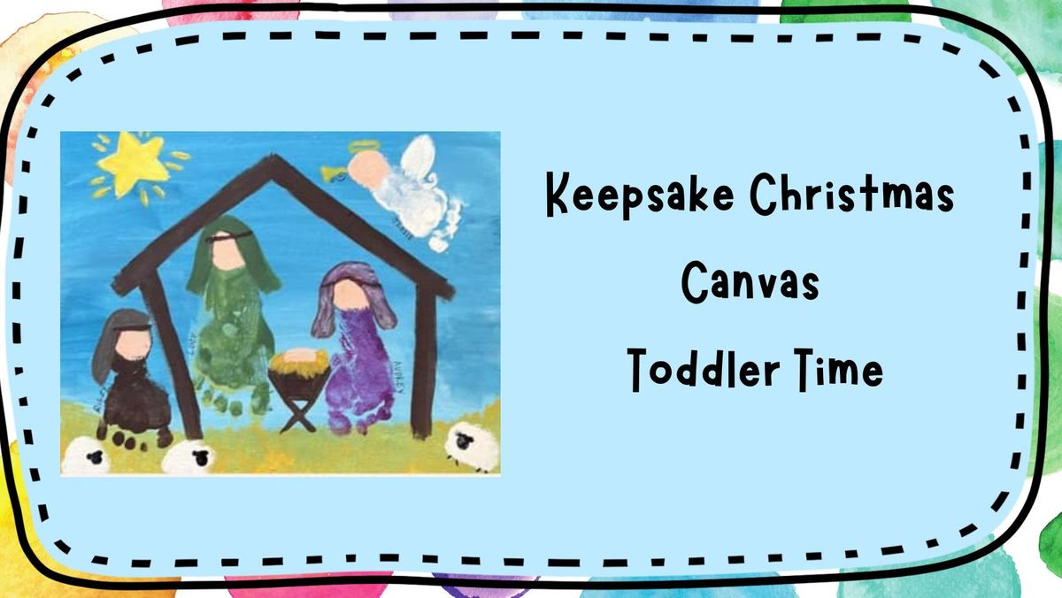 Nativity Keepsake Canvas 