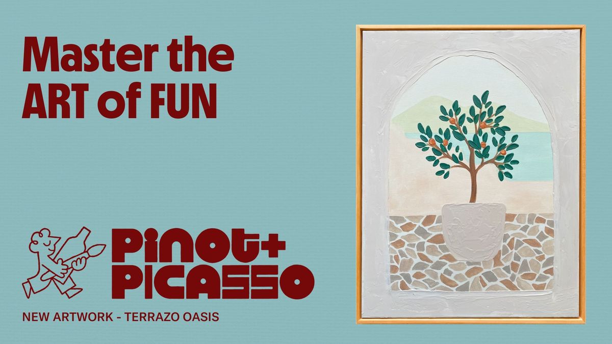 Textured Art: Terrazzo Oasis