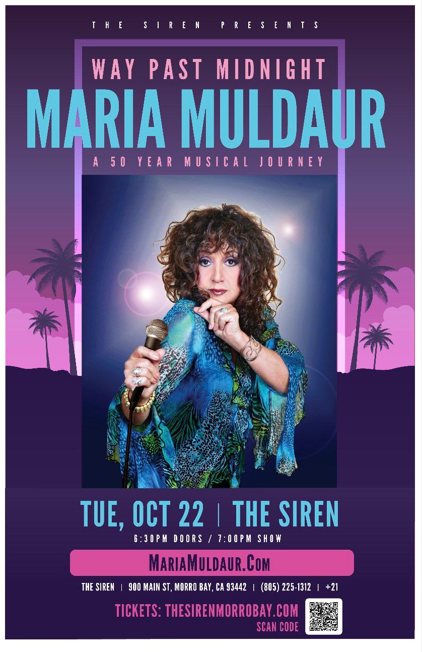  Maria Muldaur - 50 Years Since Midnight Celebration at The Siren Oct 22nd