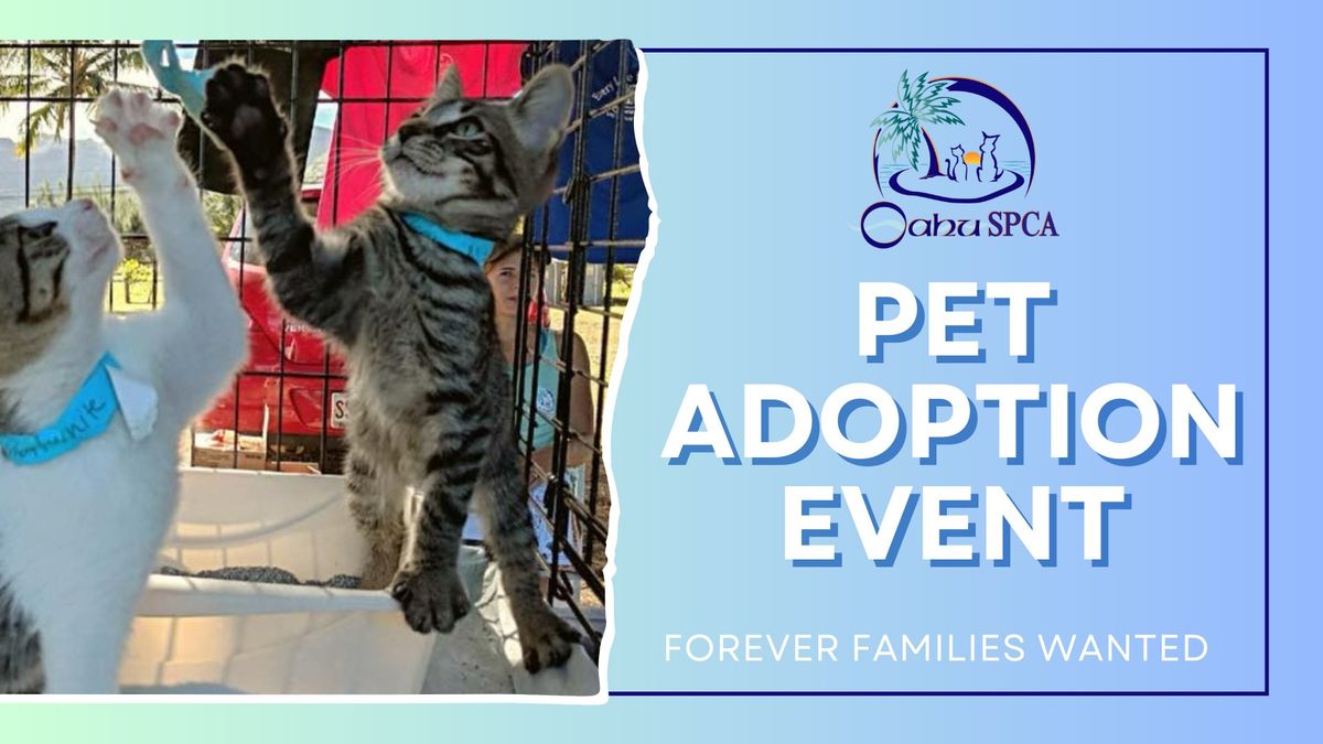 Oahu SPCA Adoption Event - Petco Ewa Beach