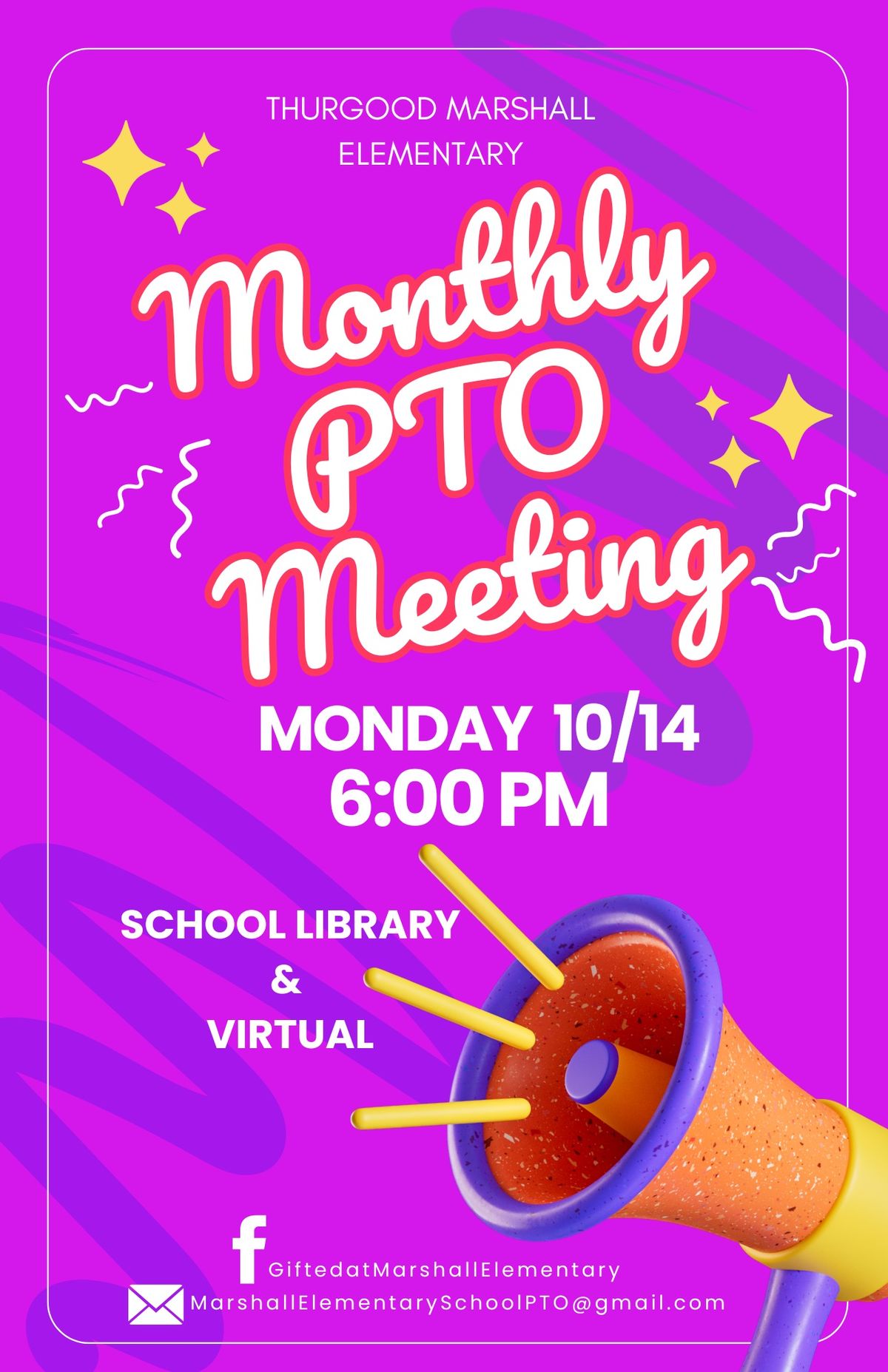 October PTO Meeting