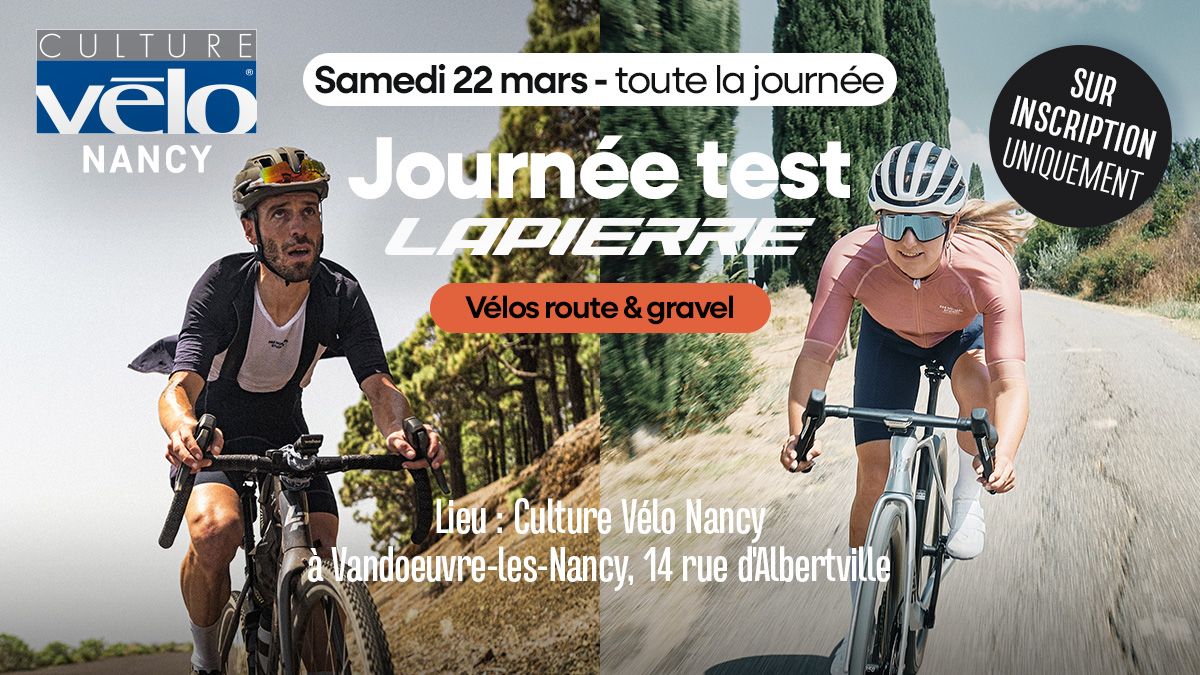 Journ\u00e9e Test Lapierre (route & gravel) 