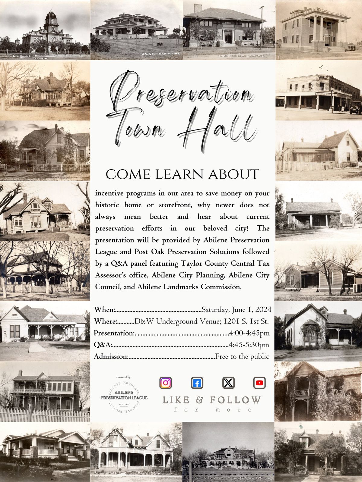 Preservation Town Hall