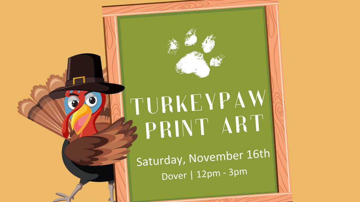 Turkey Paw Print Art