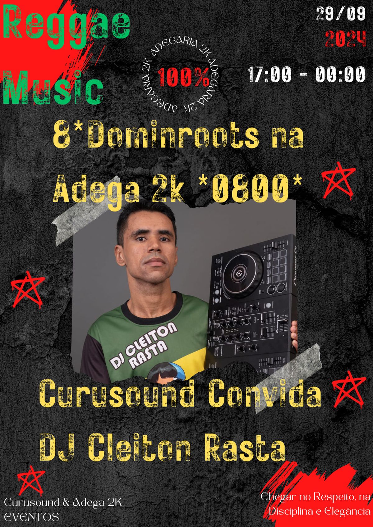 8* DOMINROOTS DO ANO NA ADEGA 2K CURUSOUND CONVIDA DJ CLEITON RASTA *0800*