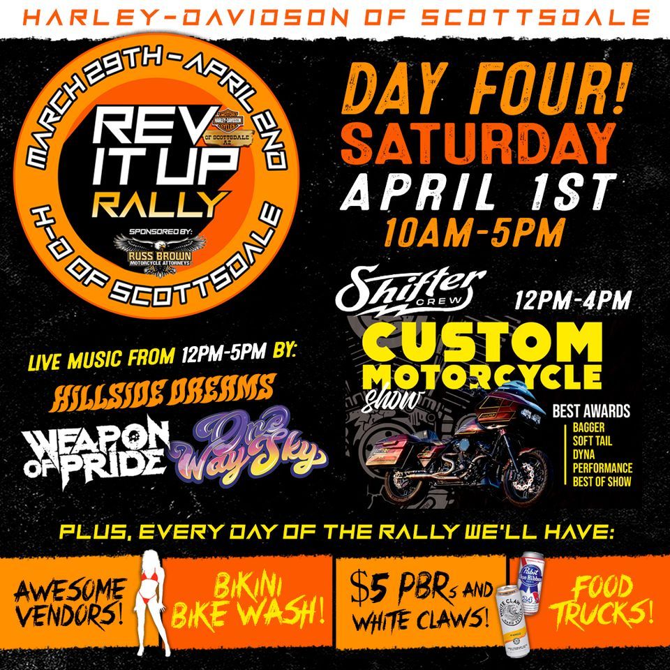 REV IT UP RALLY 2023 SATURDAY APRIL 1ST , HarleyDavidson of