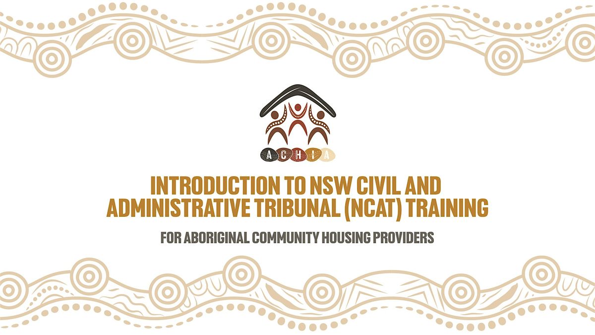 NSW Civil & Administrative Tribunal (NCAT) Training - Western Sydney