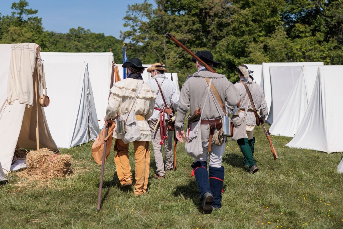 Opening of Patriots Path: Revolutionary War Encampment 