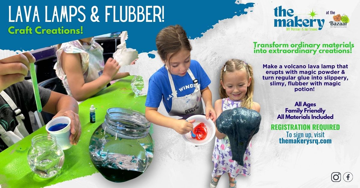 Lava Lamps & Flubber Art Experience for Kids!