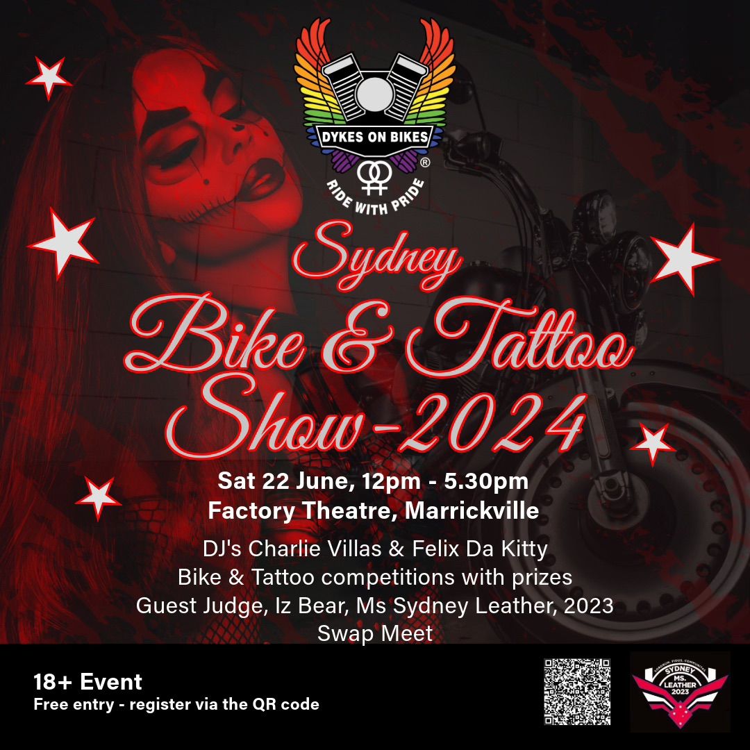 Dykes on Bikes, Sydney - Bike & Tattoo Show 2024