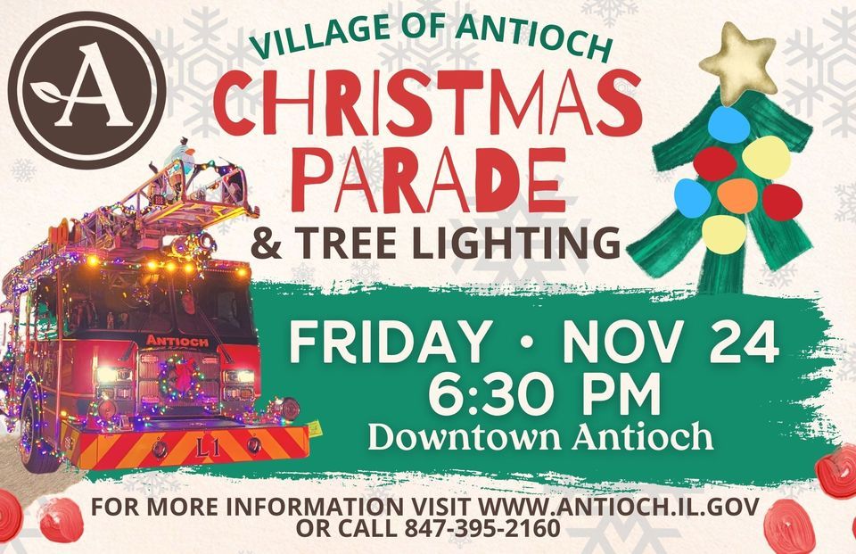 Village of Antioch 2023 Christmas Parade & Tree Lighting, Downtown