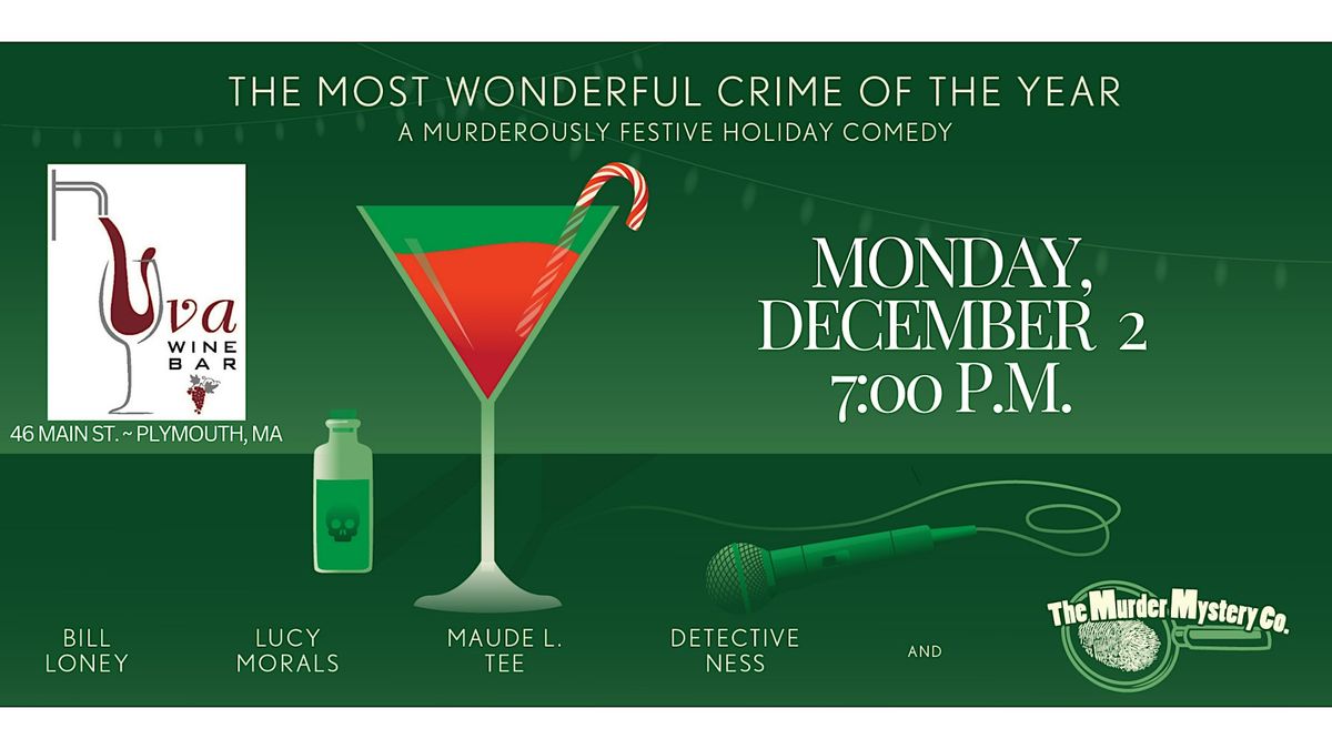 Holiday Murder Mystery Night at Uva