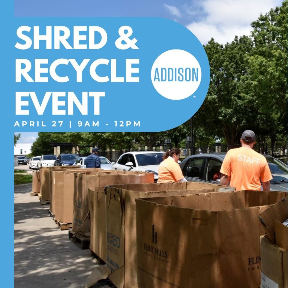 Shred and Recycle Roundup (FREE)