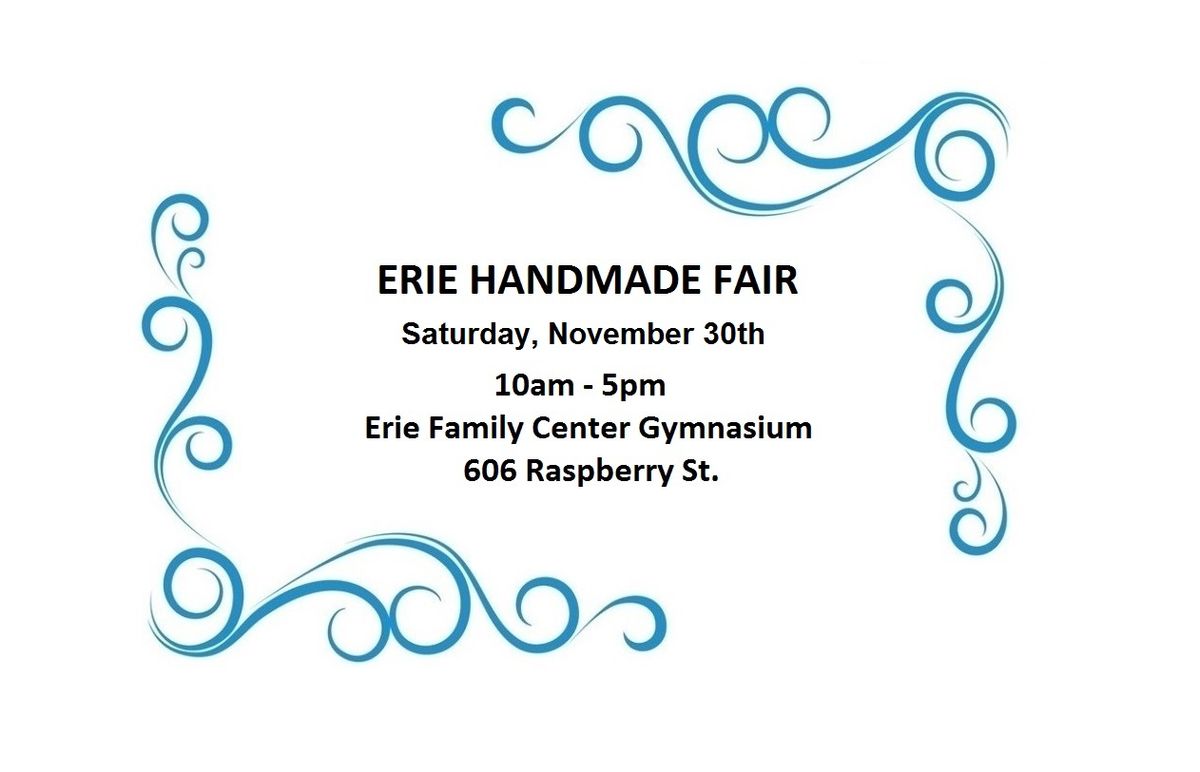  Erie Handmade Fair - Small Business Saturday