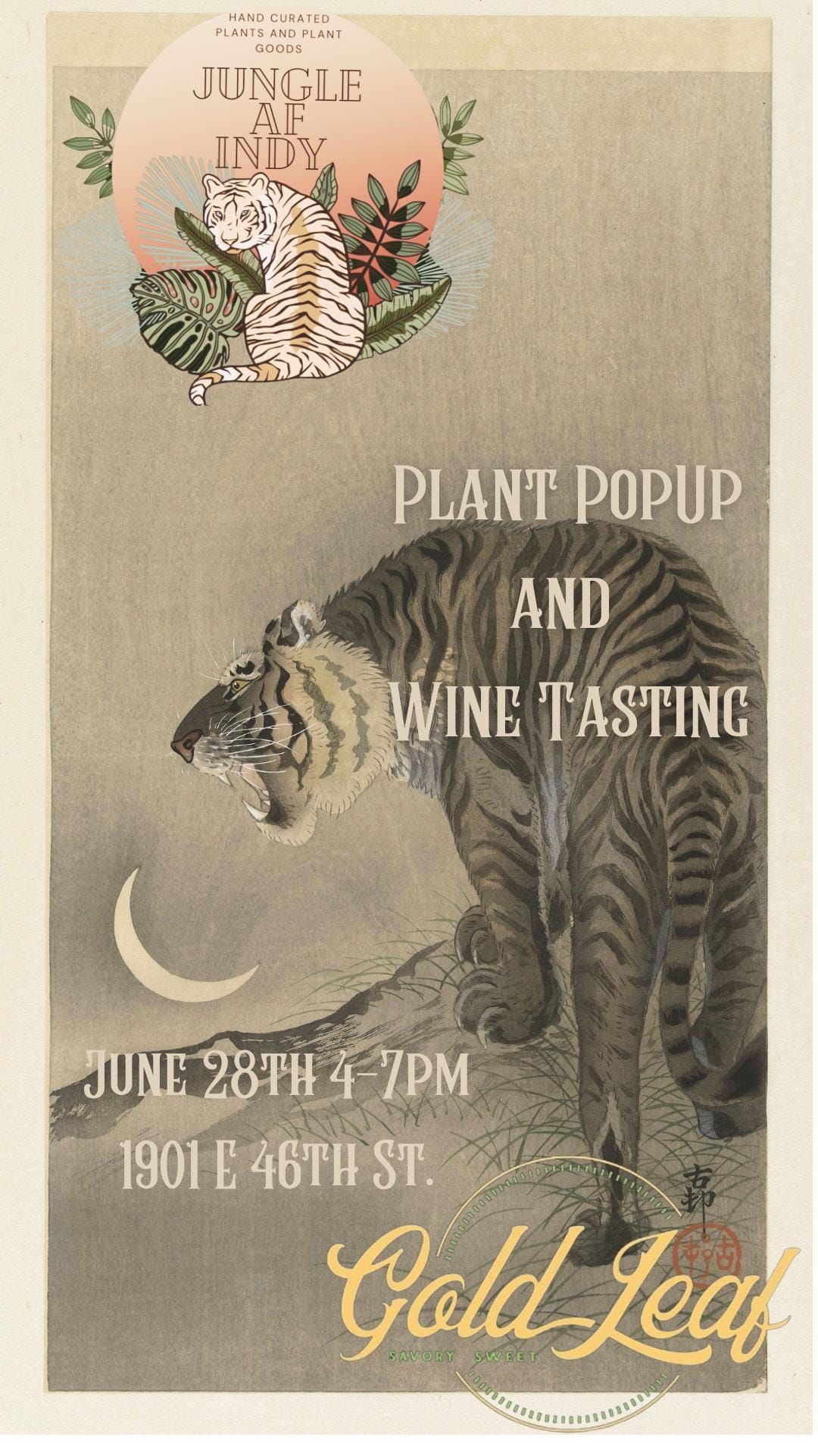 Plant Pop-Up & Wine Tasting featuring Jungle AF Indy!